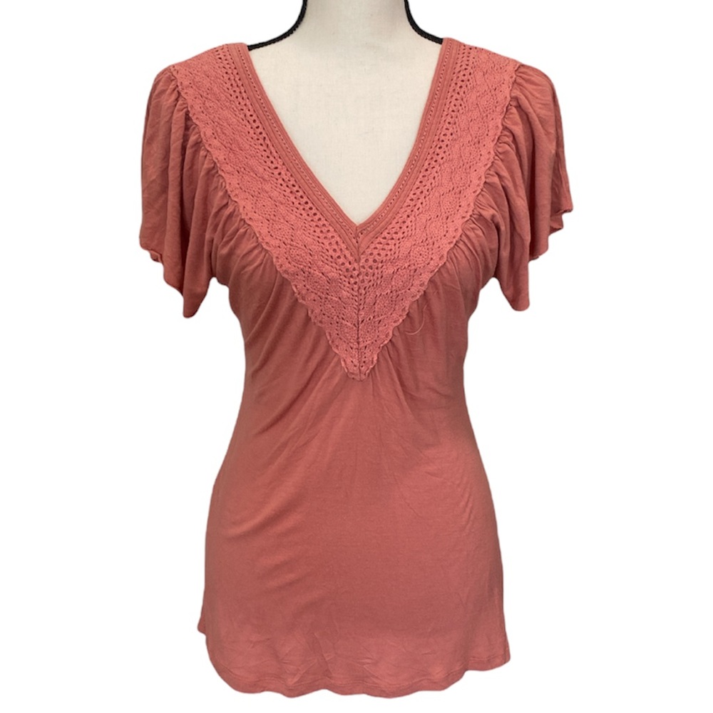 5/$25 or 2/$10 BCBGirls Flutter sleeve women’s top